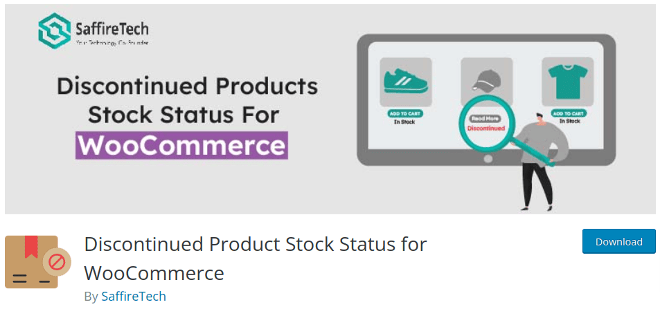 Discontinued Product Stock Status for WooCommerce
