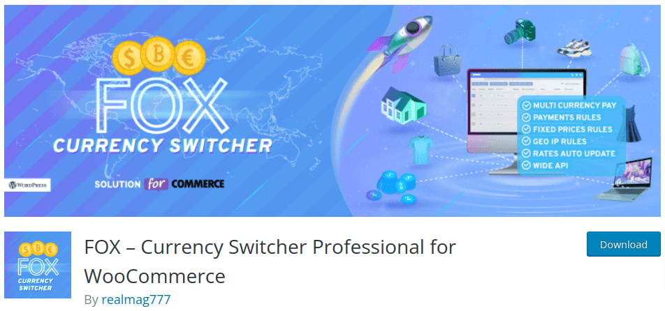 FOX – Currency Switcher Professional for WooCommerce