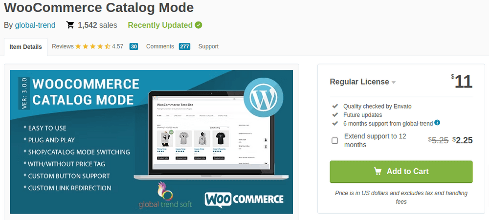 WooCommerce Catalog Mode