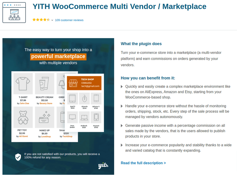 YITH WooCommerce Multi-Vendor Marketplace