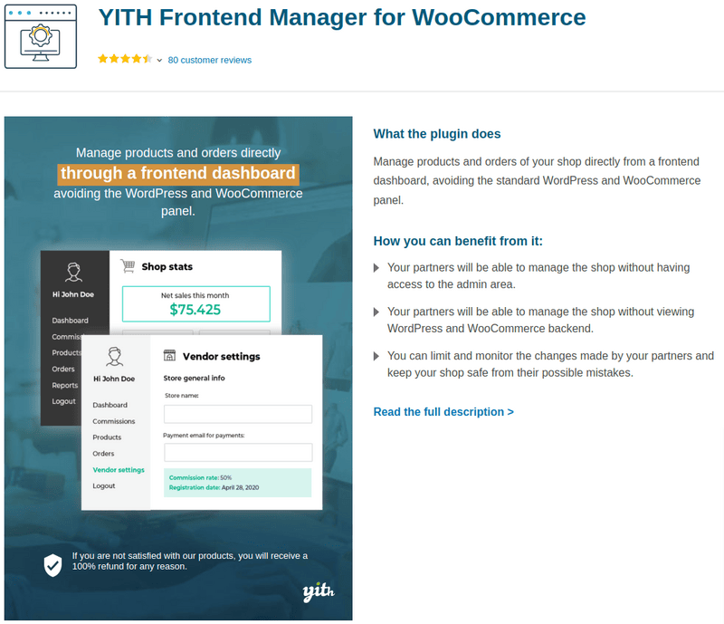 YITH WooCommerce Frontend Manager