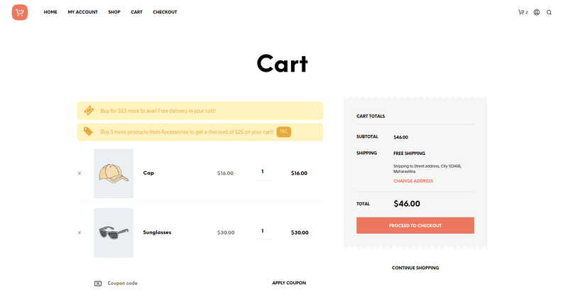 Dynamic Cart Messages for WooCommerce