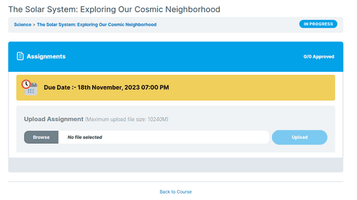 Assignment Deadline Notice