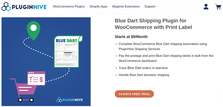 Blue Dart Shipment Tracking WooCommerce Plugin